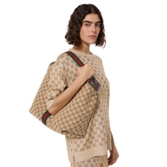 gucci gg giglio large tote bag #853971